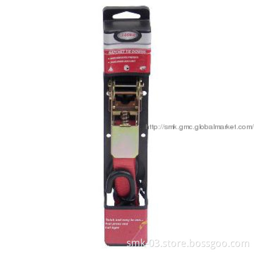 1PK 25mmX3.6m 340kgs Ratchet Tie Down